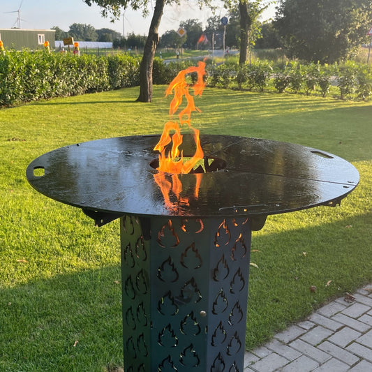 Anleitung zum Einbrennen der Feuerplatte